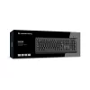CONCEPTRONIC USB-klaviatuur nutika ID-kaardilugejaga KAYNE01IT — täissuuruses 105 klahvi, itaalia paigutus, juhtmega, 1,5 m kaabel, must
