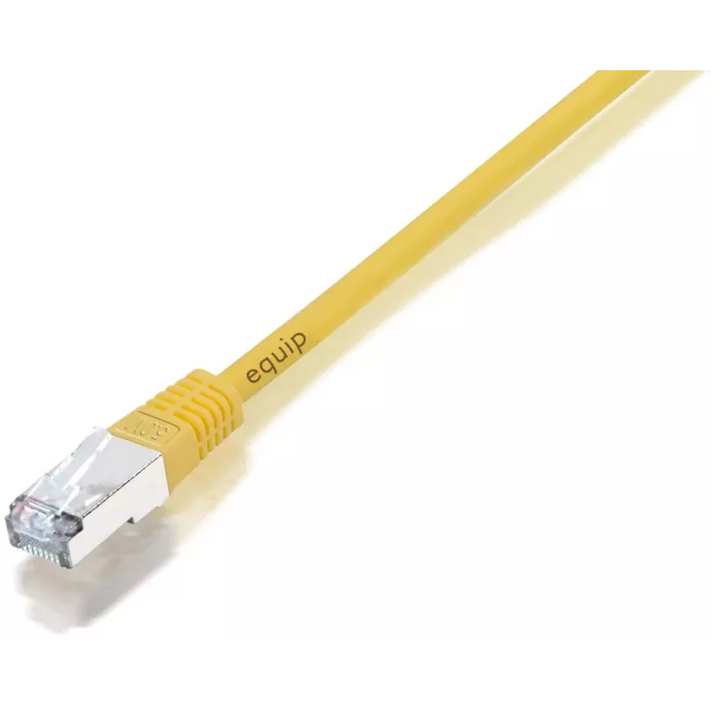 Equip Cat.5e F/UTP paigakaabel, 2,0 m, kollane, 2 m, Cat5e, F/UTP (FTP), RJ-45, RJ-45, kollane