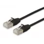 Equip Cat.6A F/FTP õhuke ühenduskaabel 0,15 m must 10000 Mbit/s