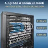 Equip Cat.6A U/UTP õhuke patch-kaabel 0.5m Punane 10000 Mbit/s