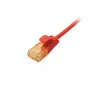 Equip Cat.6A U/UTP õhuke paigakaabel 2m punane 10000 Mbit/s