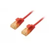 Equip Cat.6A U/UTP õhuke paigakaabel 2m punane 10000 Mbit/s