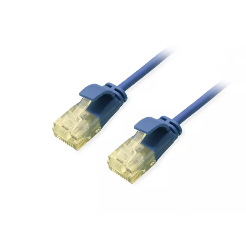 Equip Cat.6A U/UTP õhuke patch-kaabel 1 m sinine 10000 Mbit/s