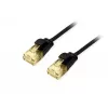 Equip Cat.6A U/UTP õhuke patch-kaabel 0,5 m must 10000 Mbit/s