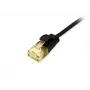 Equip Cat.6A U/UTP õhuke võrgukaabel, 5,0 m, must