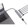 Equip USB-C 6-in-1 multifunktsionaalne adapter, HDMI 4K/30Hz, USB-C x 4, USB-A x 1, 5Gbps, 100W USB PD