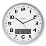 Hama 00185878 wall/table clock Analog clock Round Silver, Valge