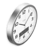 Hama 00185878 wall/table clock Analog clock Round Silver, Valge