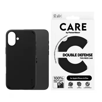 PanzerGlass CARE™ by ® Double Defense Case Must iPhone 16 Plus