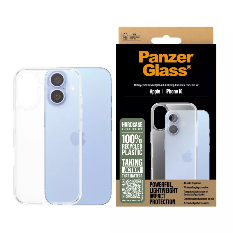 Ümbris PanzerGlass HardCase Läbipaistev iPhone 2024 6,1-tolline