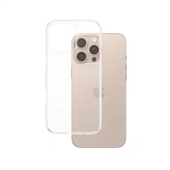 PanzerGlass ® HardCase Läbipaistev iPhone 16 Pro Max, kate, Apple, Apple - iPhone 16 Pro Max, läbipaistev