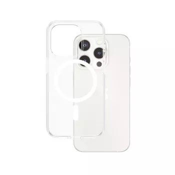 PanzerGlass CARE™ by ® Urban Combat Case läbipaistev valge MagSafe'iga iPhone 15 Pro jaoks