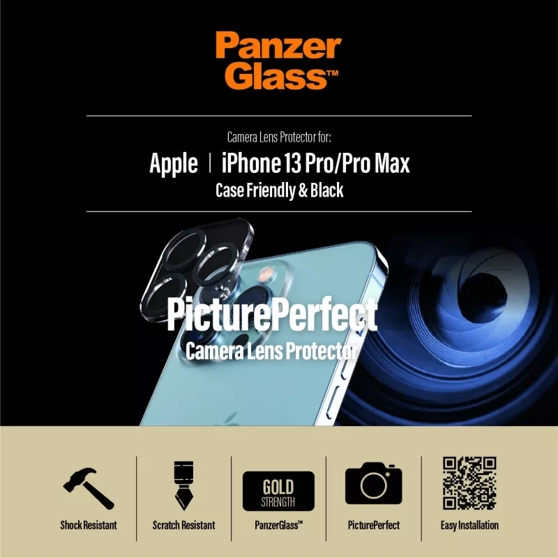 Kaamera objektiivi kaitse PanzerGlass Apple iPhone 13 Pro 13 Pro Max kriimustuskindel põrutuskindel