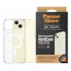 Kaitsev HardCase MagSafe telefoniümbris PanzerGlass iPhone 15 Plus jaoks — läbipaistev taaskasutatud plast, sobib 6,69-tollisele ekraanile