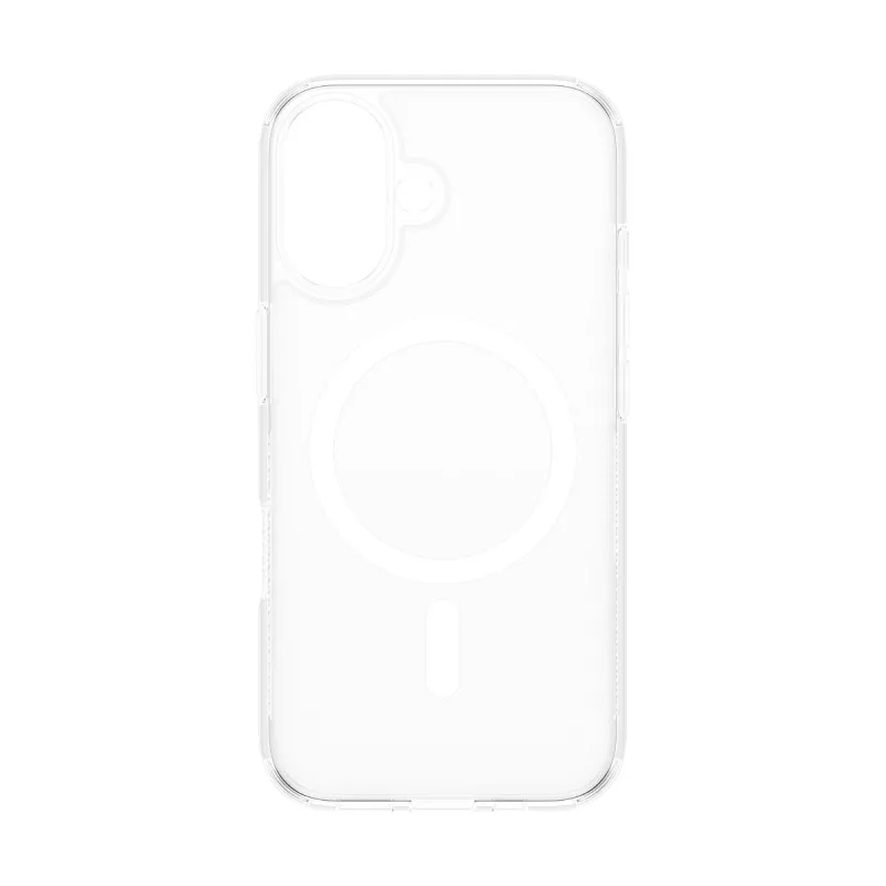 Cover PanzerGlass HardCase Transparent w. Valge MagSafe iPhone '24 6.1 inch