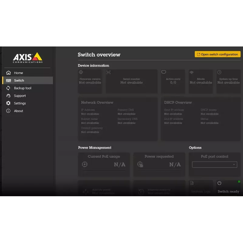 Video encoder/dekooder AXIS S9302 MkII Must — 1 videosisend, 36-kanali taasesitus, 16 GB sisemälu, 100–240 V AC