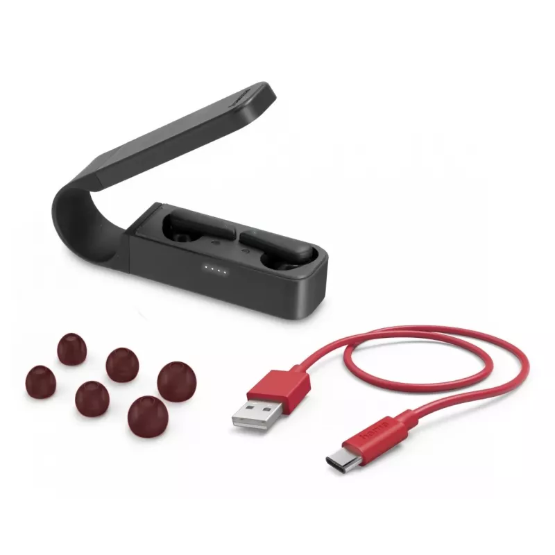 Hama Spirit Pocket II peakomplekt True Wireless Stereo (TWS) Kõrvasisene Kõned/Muusika Bluetooth Must