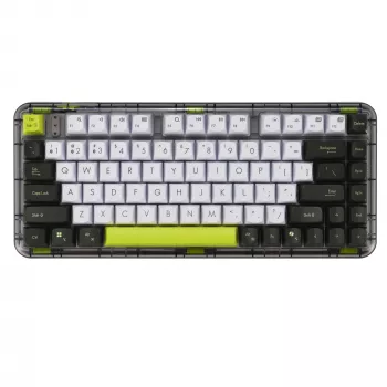 ASUS Jelly75 KD201 mehaaniline klaviatuur, 75% paigutus, USB, RF-juhtmevaba ja Bluetooth, mitmevärviline