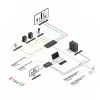Lindy HDBaseT esitlussüsteem koos juhtklahvistikuga