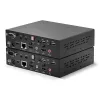 Lindy 100m Cat.6 kahe peaga HDMI, USB ja RS-232 pikendaja, saatja ja vastuvõtja, juhtmega, 100 m, Cat6, 1920 x 1080 pikslit, must