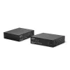 Lindy 100m Cat.6 kahe peaga HDMI, USB ja RS-232 pikendaja, saatja ja vastuvõtja, juhtmega, 100 m, Cat6, 1920 x 1080 pikslit, must