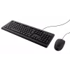 Trust TKM-250 klaviatuur Hiir kaasas Kontor USB QWERTZ Saksa Must