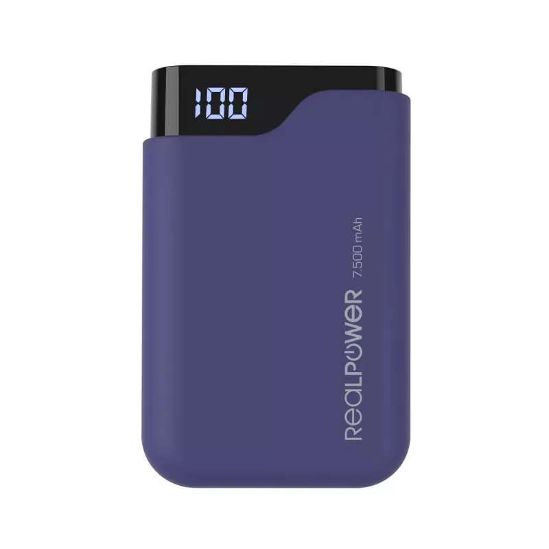 Kaasaskantav aku RealPower PB-7500C 7500 mAh