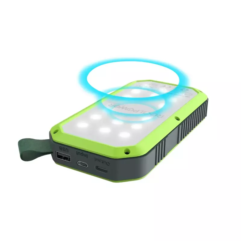 Kaasaskantav aku RealPower PB-10000 Solar 10000 mAh