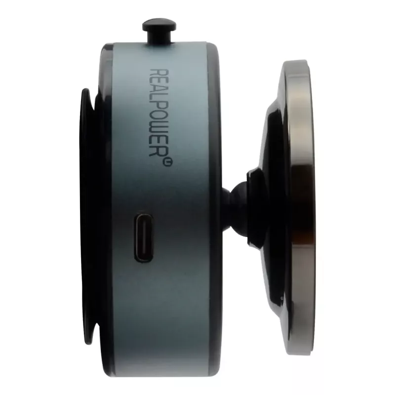 Auto passiivne telefonihoidik RealPower MH-1 — magnetkinnitus, mobiiltelefonidele, must