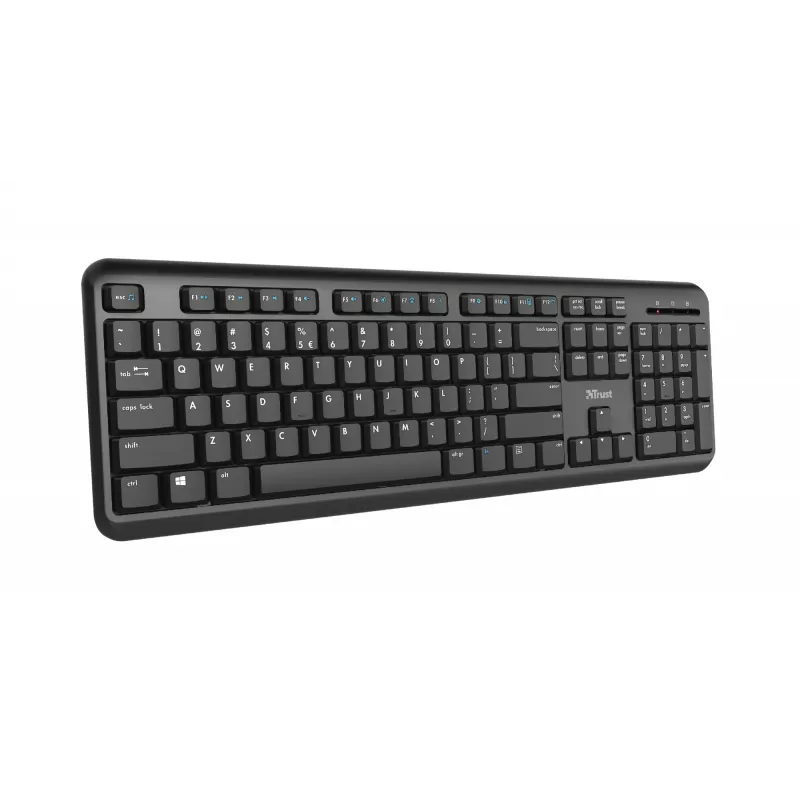 Trust Ody klaviatuur kontorisse RF Wireless QWERTZ saksa must