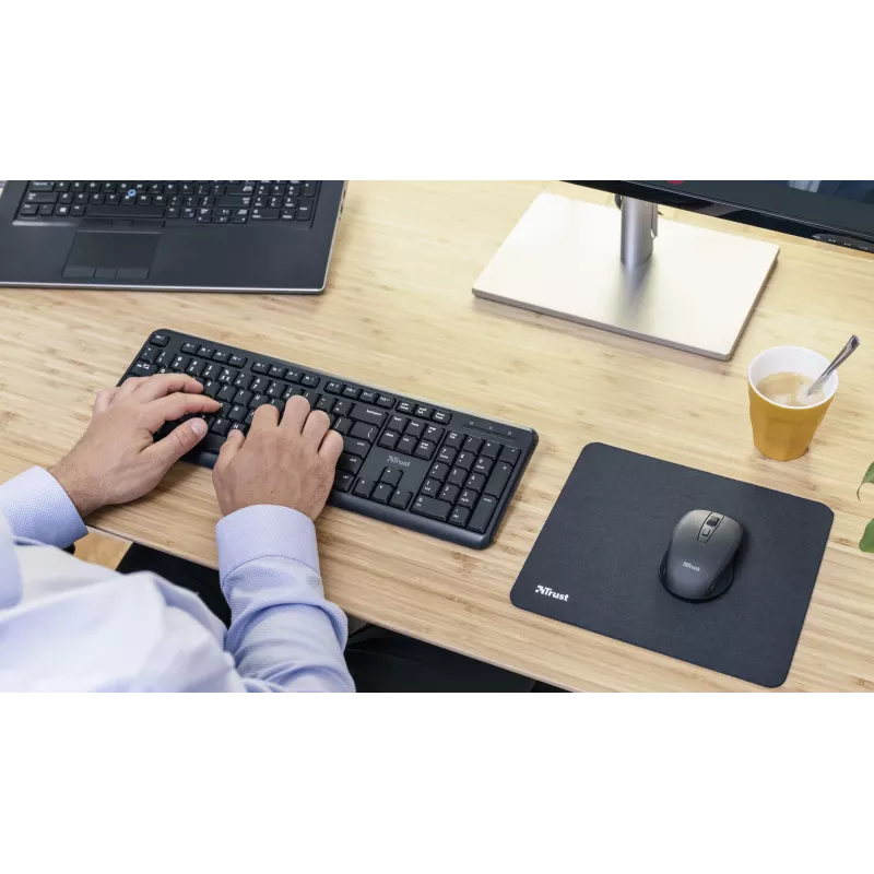 Trust Ody klaviatuur kontorisse RF Wireless QWERTZ saksa must