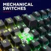 Mänguklaviatuur Trust GXT 871 Zora Mechanical USB RGB Must