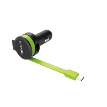Mobiilseadme laadija RealPower 257636 Universal must roheline