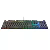 Mänguriklaviatuur Trust GXT 866 Torix Mechanical USB QWERTZ Must