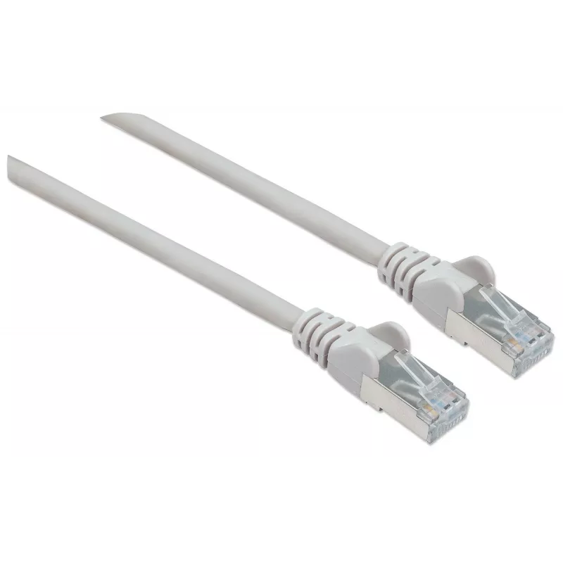 Intellinet Network patch-kaabel, Cat6, 20m, hall, Copper, S/FTP, LSOH / LSZH, PVC, RJ45, Gold Plated Contacts, Snagless, Booted, Lifetime Warranty