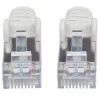Intellinet Network patch-kaabel, Cat6, 20m, hall, Copper, S/FTP, LSOH / LSZH, PVC, RJ45, Gold Plated Contacts, Snagless, Booted, Lifetime Warranty