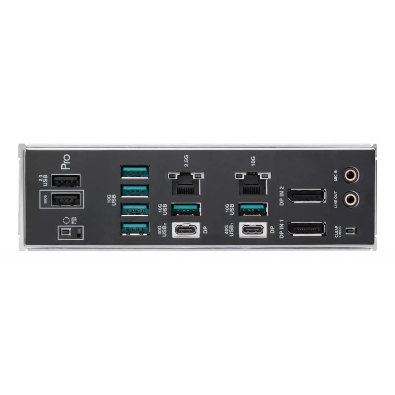 Emaplaat ASUS PRO WS W890-SAGE — Intel W890, LGA 4710-2, CEB, 8× DIMM, DDR5, neljakanaliline, 2.5G ja 10G Ethernet