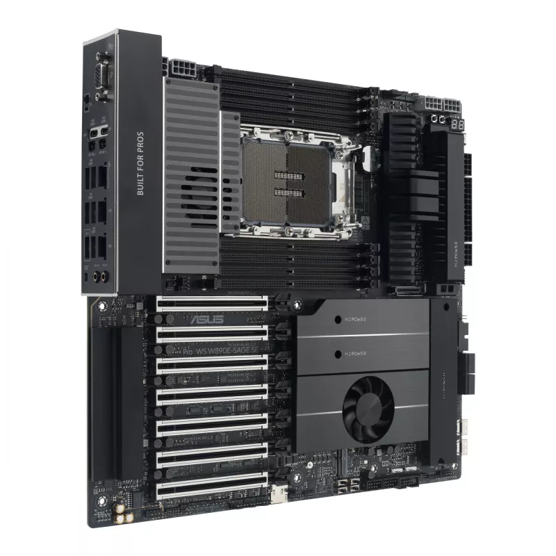 Emaplaat ASUS Pro WS W890E-SAGE SE — Intel W890, LGA 4710-2, EEB, 8x DIMM DDR5, kaheksakanaliline, 10GbE