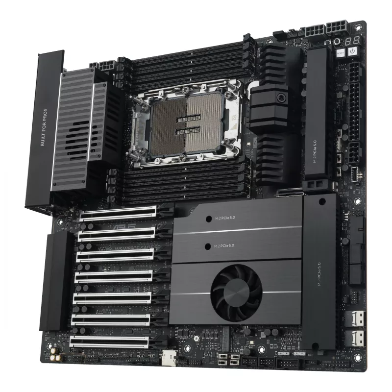 Emaplaat ASUS Pro WS W890E-SAGE SE — Intel W890, LGA 4710-2, EEB, 8x DIMM DDR5, kaheksakanaliline, 10GbE