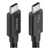 Hama USB-C USB-kaabel USB 3.2 Gen 2 (3.1 Gen 2) 1 m USB C Must