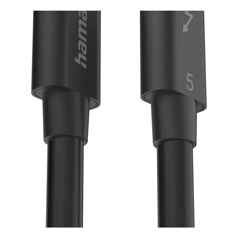 Hama USB-C USB-kaabel USB 3.2 Gen 2 (3.1 Gen 2) 1 m USB C Must