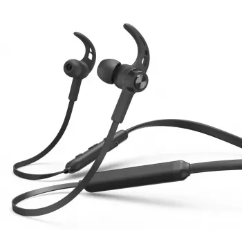 Hama Freedom Neck III peakomplekt, juhtmevaba, kõrvakonksuga, kõrvasisene, spordi Bluetooth, must
