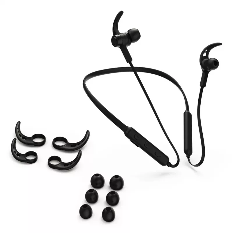 Hama Freedom Neck III peakomplekt, juhtmevaba, kõrvakonksuga, kõrvasisene, spordi Bluetooth, must