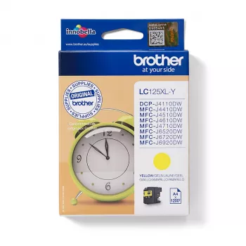 Brother LC-125XLY tindikassett 1 tk Originaal Kollane