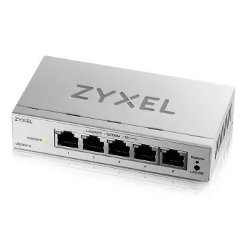Hallatav L2 Gigabit lauaseade lüliti Zyxel GS1200-5V3 — 5 x RJ-45 10/100/1000, 10 Gbps lülitus