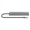 Manhattan USB-C Dock/Hub kaardilugejaga, pordid (x5): HDMI, USB-A (x2) ja USB-C (x2), toiteedastusega (PD) 100 W – vajab välist USB-C laadijat (ei ole kaasas). USB-toitega (välist toiteallikat pole vaja), kui PD-d ei kasutata.