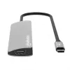 Manhattan USB-C Dock/Hub kaardilugejaga, pordid (x5): HDMI, USB-A (x2) ja USB-C (x2), toiteedastusega (PD) 100 W – vajab välist USB-C laadijat (ei ole kaasas). USB-toitega (välist toiteallikat pole vaja), kui PD-d ei kasutata.