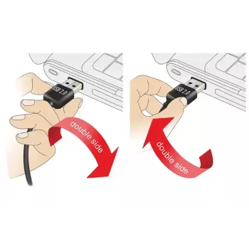 USB-kaabel DeLOCK 1m USB 2.0 A - B m/m Must