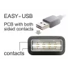 USB-kaabel DeLOCK 1m USB 2.0 A - B m/m Must