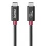 Hama USB-C kaabel, E-Marker, USB4 Gen4, 80 Gbit/s, 5 A, 240 W, 1.00 m